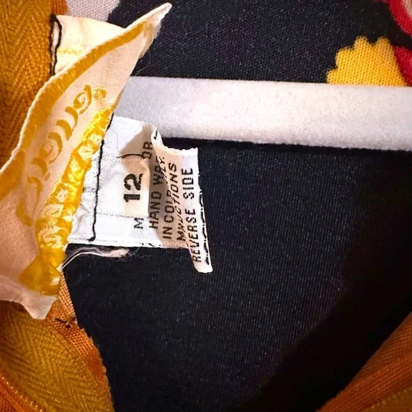 Vintage 1970s Paganne by Gene Berk Longsleeve Maxi Dress Mandarin Collar - Picture 8 of 10